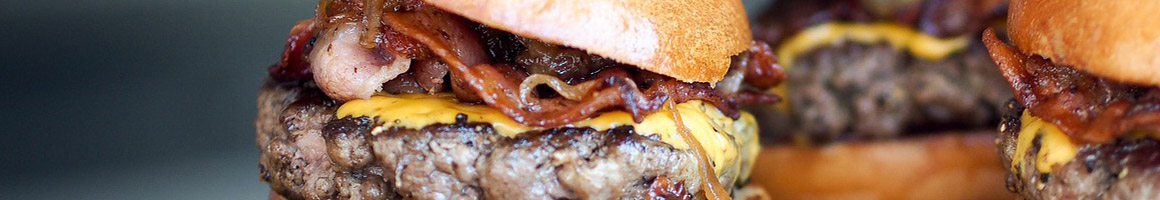 Eating Burger at Long Beach Burger Bar restaurant in Long Beach, CA.